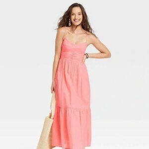 Women's Maxi Sundress - Universal Thread™ Coral Pink XS